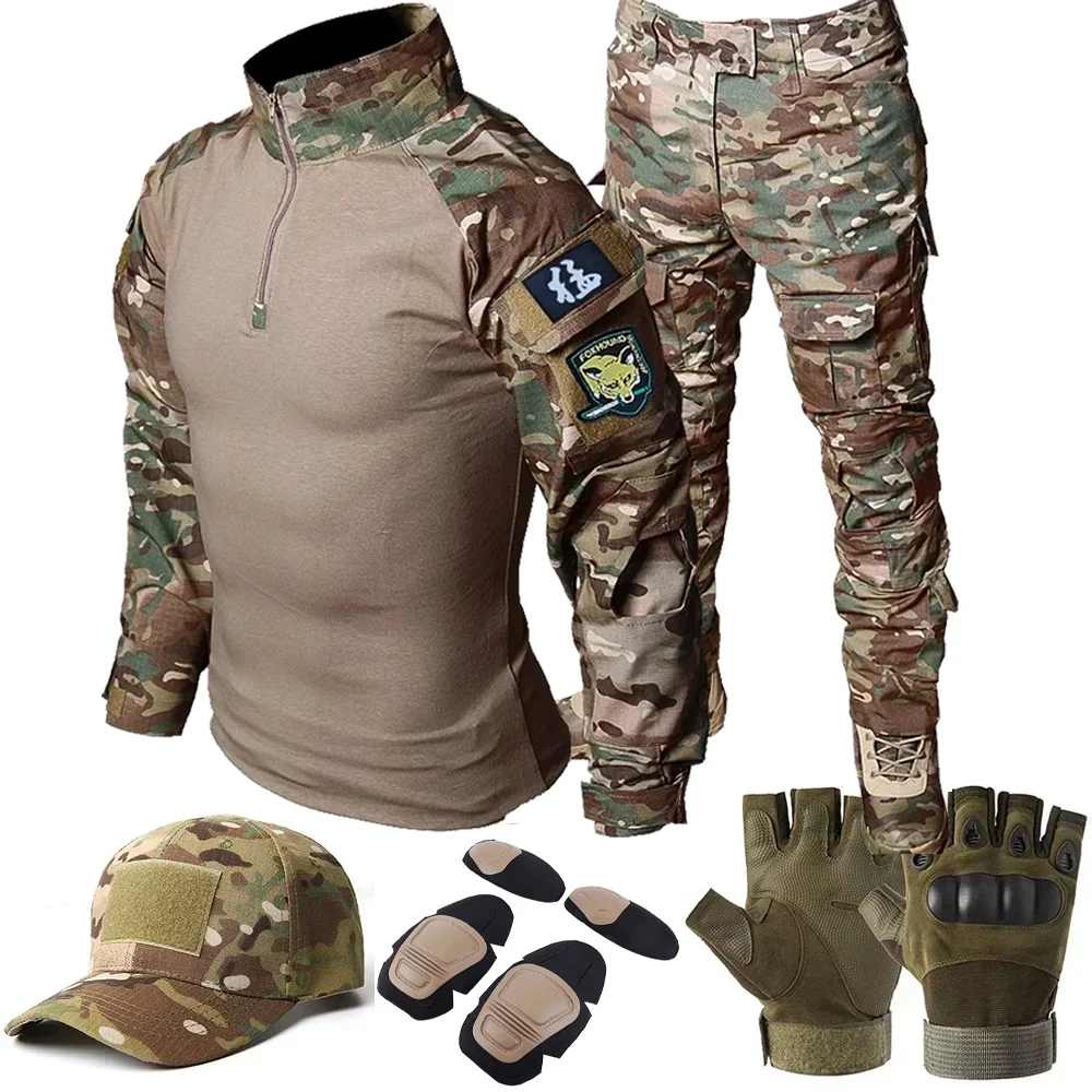 MC Uniforme táctico militar: traje de combate resistente al desgaste - imagen 5