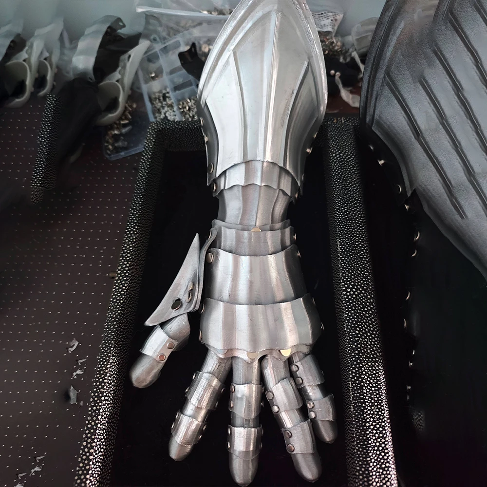 Guantes armadura cyberpunk impresión 3D cosplay gótico - imagen 3
