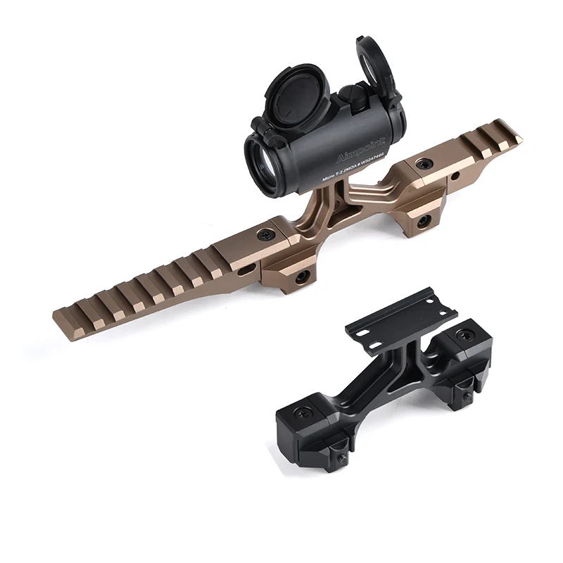 Riel Picatinny elevado para mira de punto rojo airsoft montaje base - imagen 3