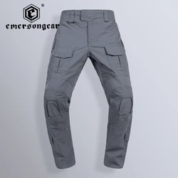 EMERSONGEAR G3 Pantalones tácticos con rodilleras Multi-camo verde
