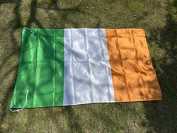 Bandera de Irlanda de poliéster tipo chal para interior y exterior