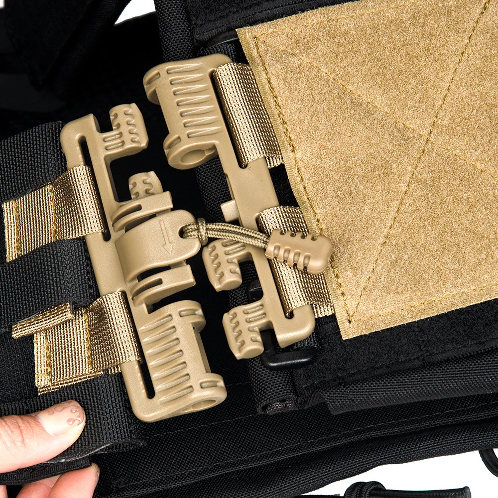 Fajín táctico de liberación rápida con hebilla MOLLE para Airsoft - imagen 5