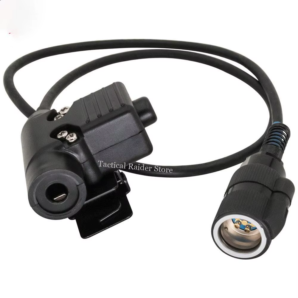 Conector PTT negro para radios AN/PRC-152 y PRC-148 uso exterior - imagen 4