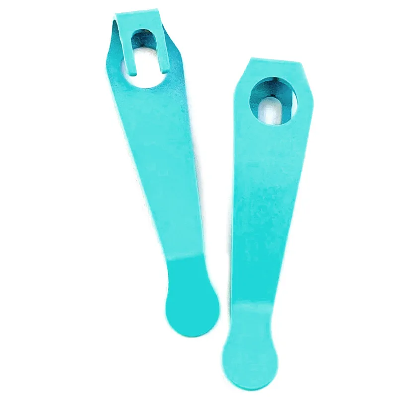 Spyderco Para3 clip de bolsillo táctico de titanio CNC con abrazadera - imagen 2