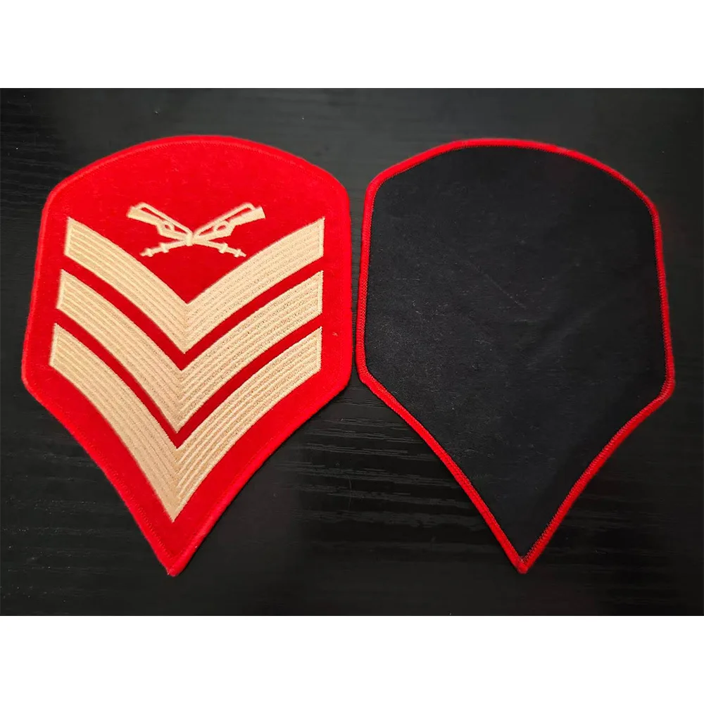 Parche bordado de sargento del Cuerpo de Marines de EE. UU. - imagen 2