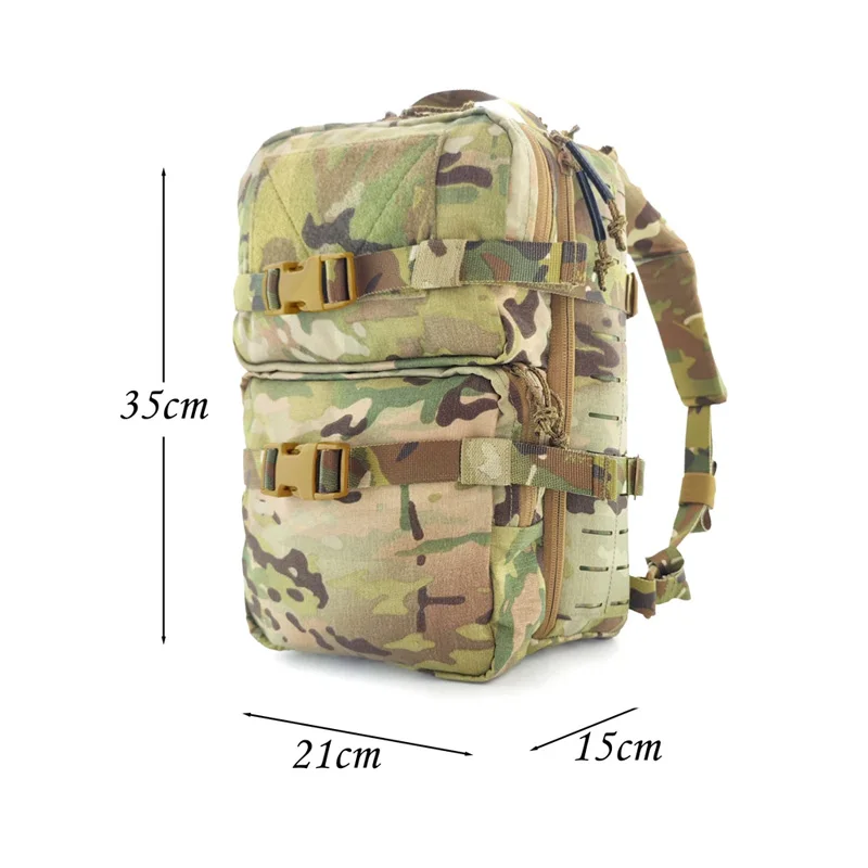 Mochila táctica modular vista frontal