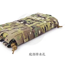 Adaptador MOLLE panel frontal táctico para portaplacas y chaleco