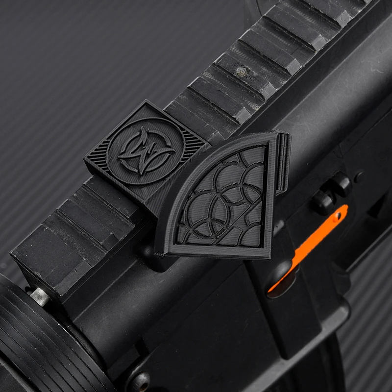 Estuche táctico CR2032 para baterías, compatible Picatinny