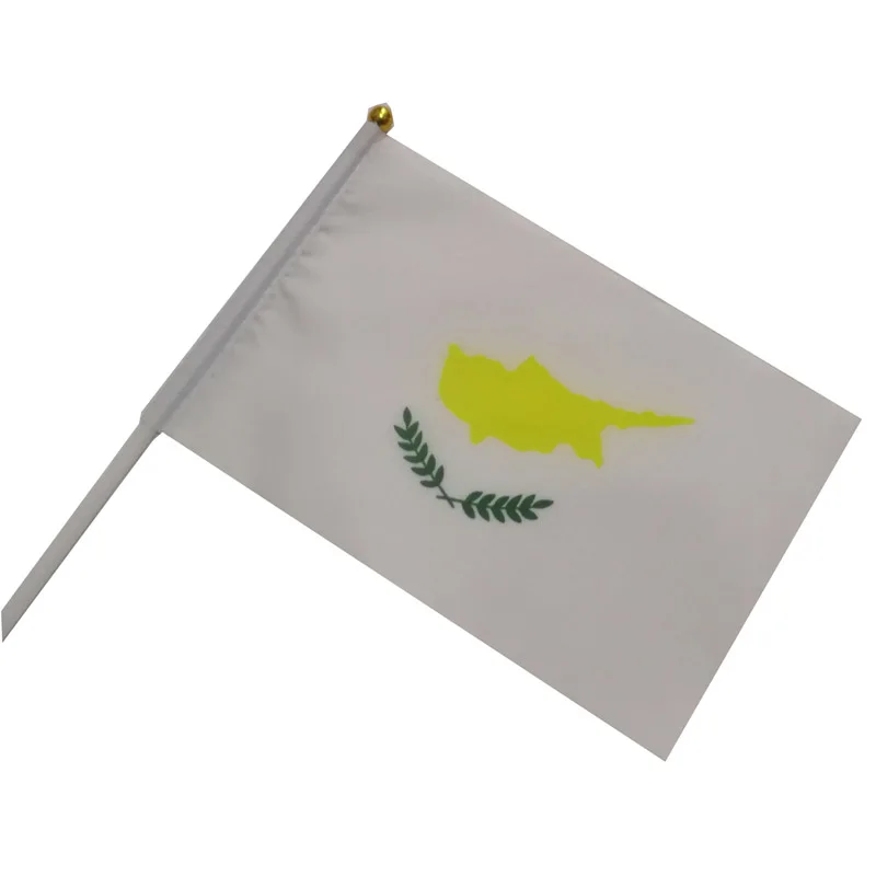 Bandera de Chipre para agitar con la mano – resistente - imagen 3
