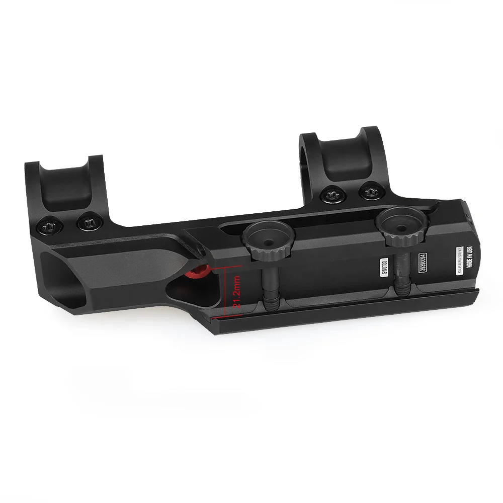 Montura mira QD lateral 30mm doble anillo para rifle - imagen 2