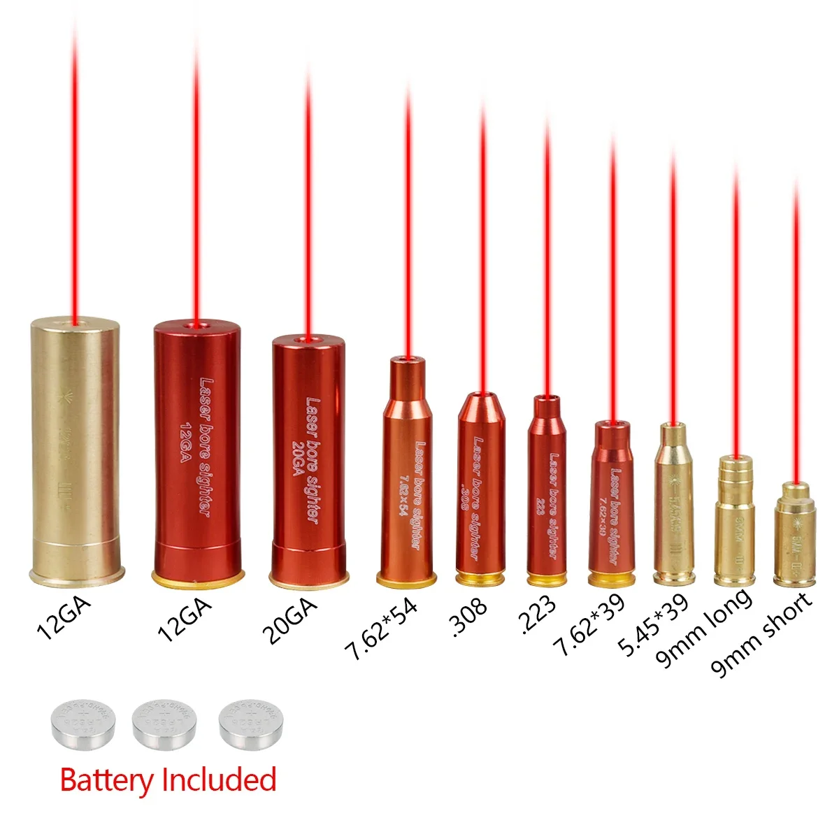 Boresighter láser táctico calibre 12 GA