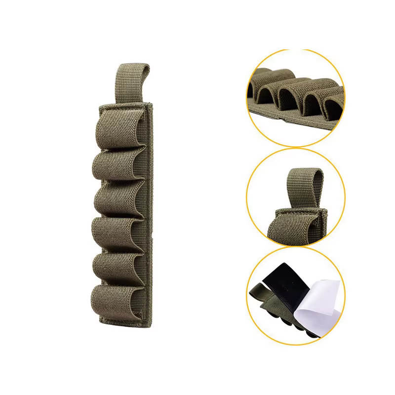 Portacartuchos para escopeta 6 rondas con respaldo autoadhesivo - imagen 2