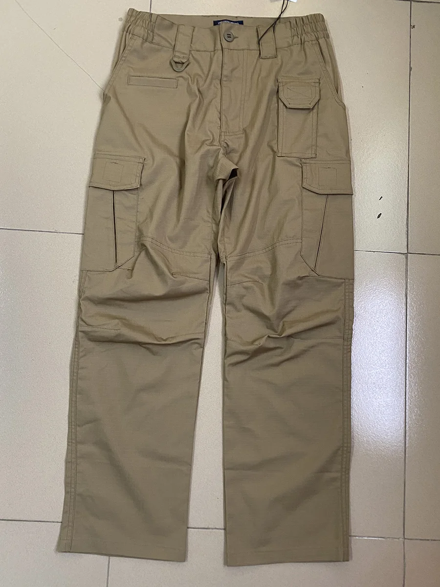 Pantalones tácticos caqui y negro