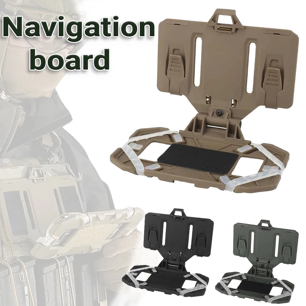 Panel táctico MOLLE plegable acceso rápido para teléfono y mapas - imagen 4