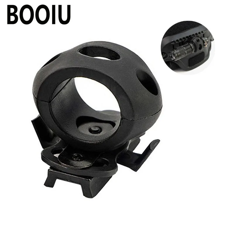 BOOIU Soporte para Linterna Táctica de Casco Fast, Giro 360° - imagen 4