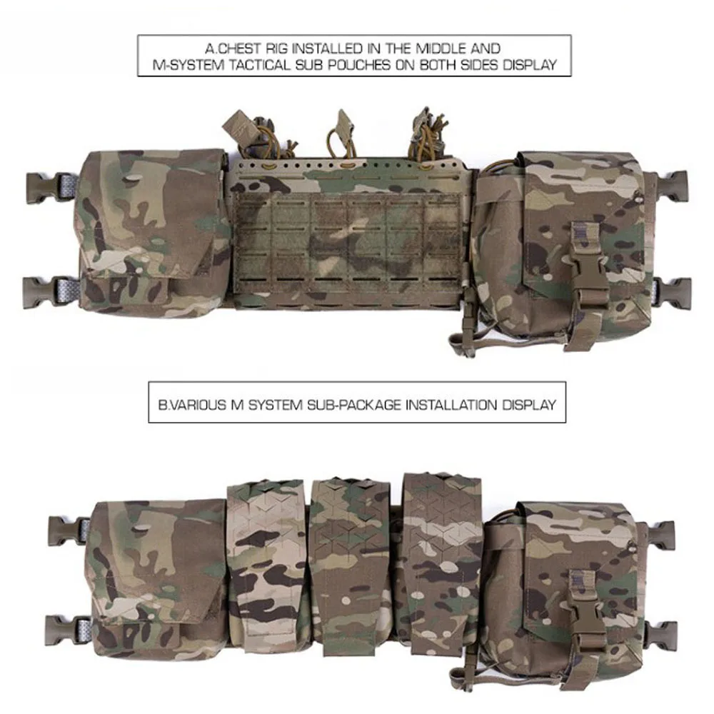 Chaleco táctico MOLLE Micro Fight Chassis III ampliado