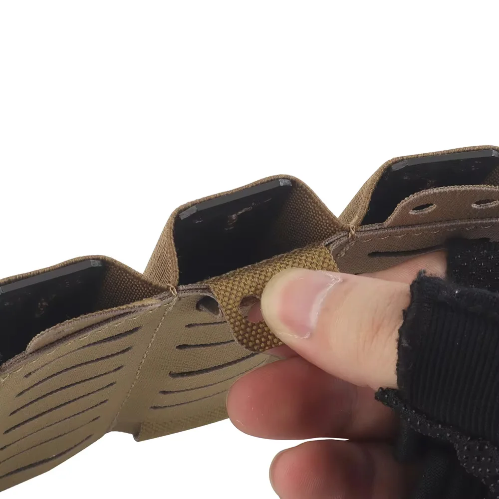 Portacargador MOLLE táctico para pistola 9mm, panel frontal chaleco - imagen 2