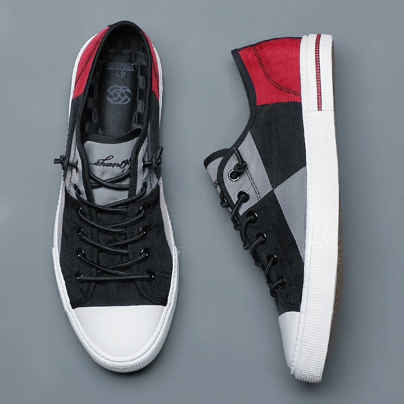 Zapatillas de lona para hombre sin cordones, ligeras y transpirables - imagen 5