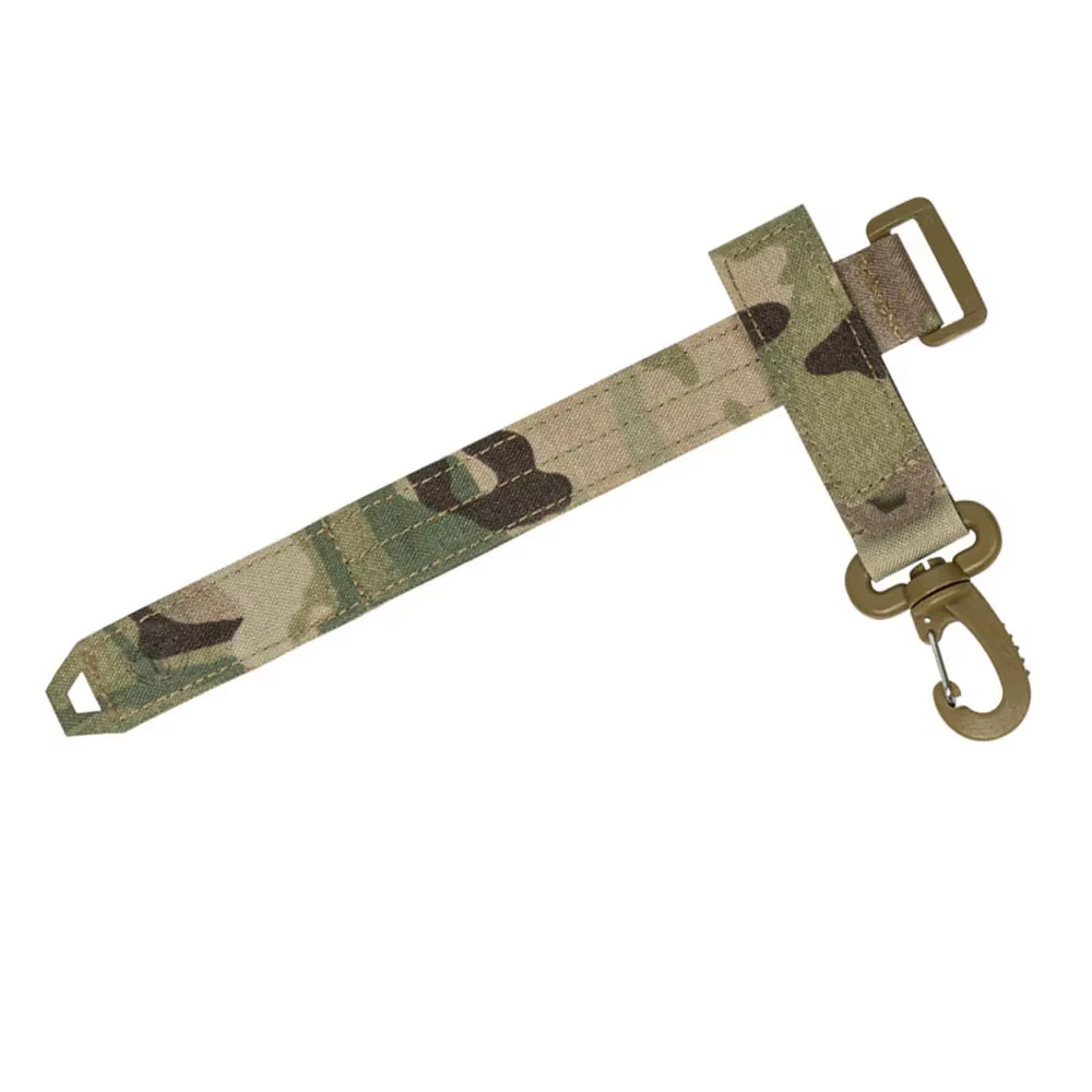 Mosquetón molle con gancho para guantes tácticos, cuerda y llavero - imagen 2