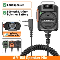 Micrófono altavoz walkie talkie ABREE AR-158 volumen ajustable