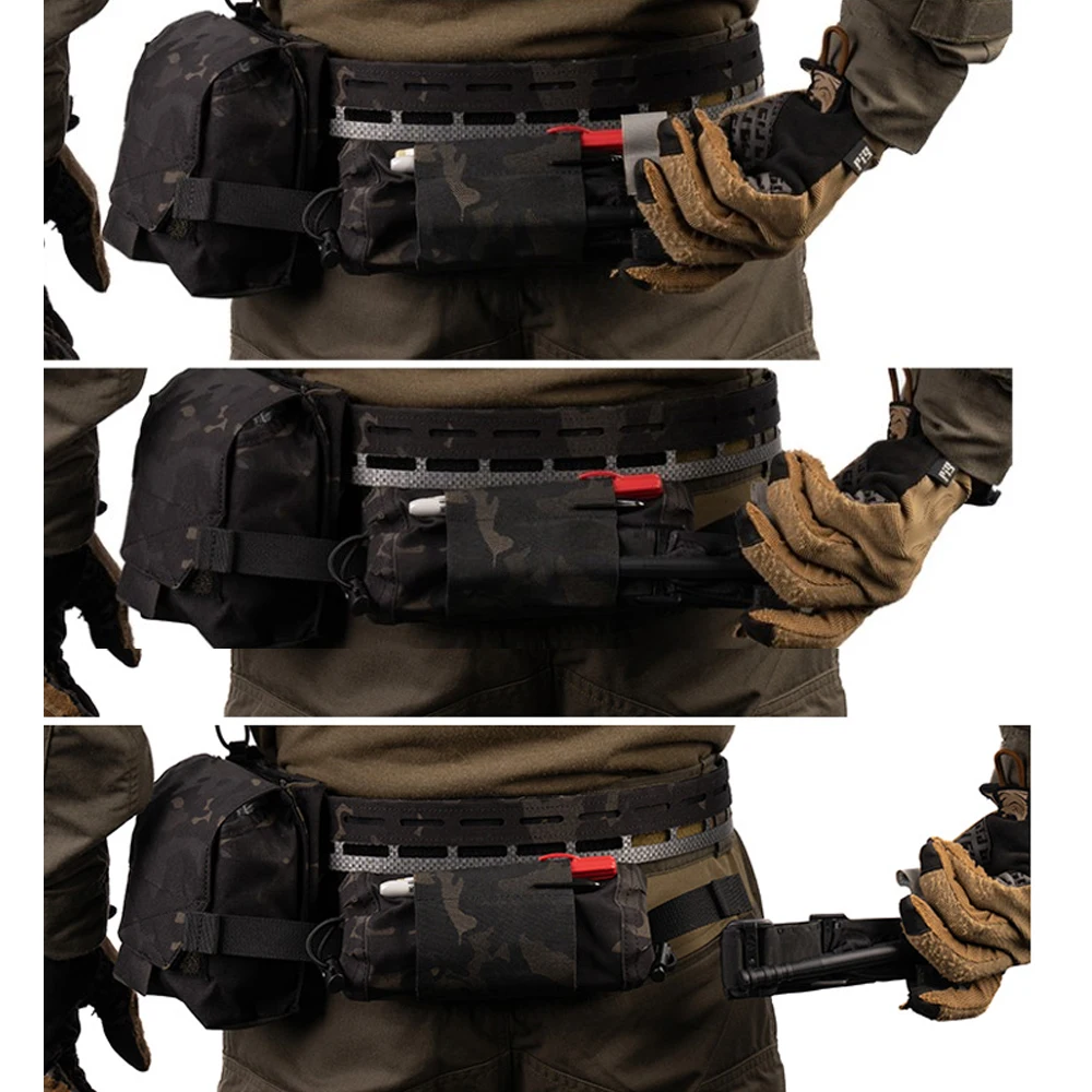 Bolsa IFAK táctica de primeros auxilios MOLLE, acceso rápido ambidiestra - imagen 2