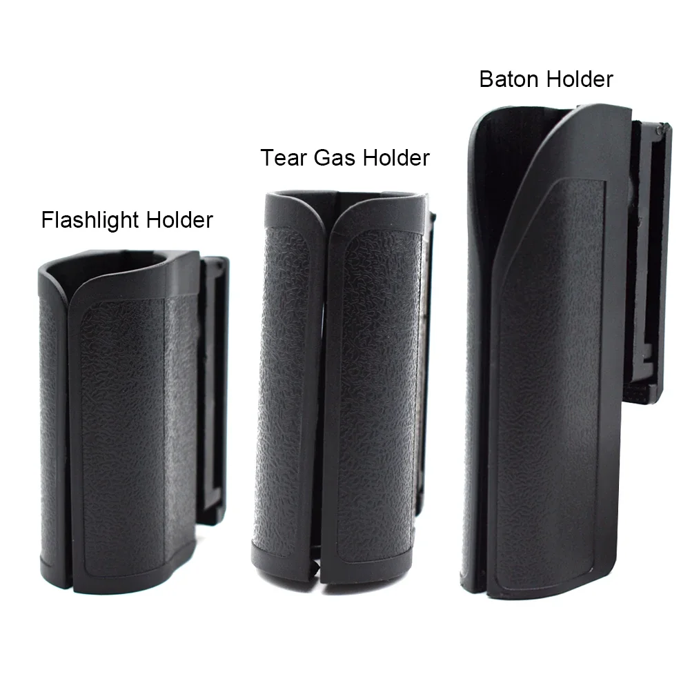 Bolsa táctica MOLLE para bastón con soporte de linterna y giro 360° - imagen 5