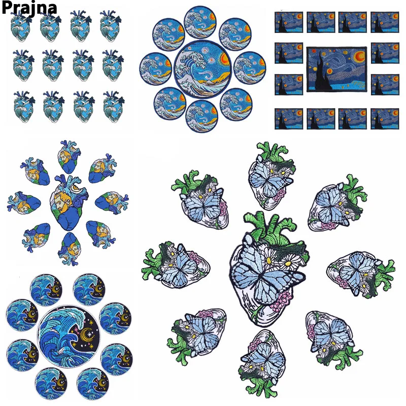 Parche termoadhesivo Van Gogh bordado - Para coser o planchar en ropa