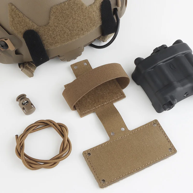 Accesorio de gancho y bucle para estuche batería de gafas NVG