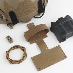 Accesorio de gancho y bucle para estuche batería de gafas NVG