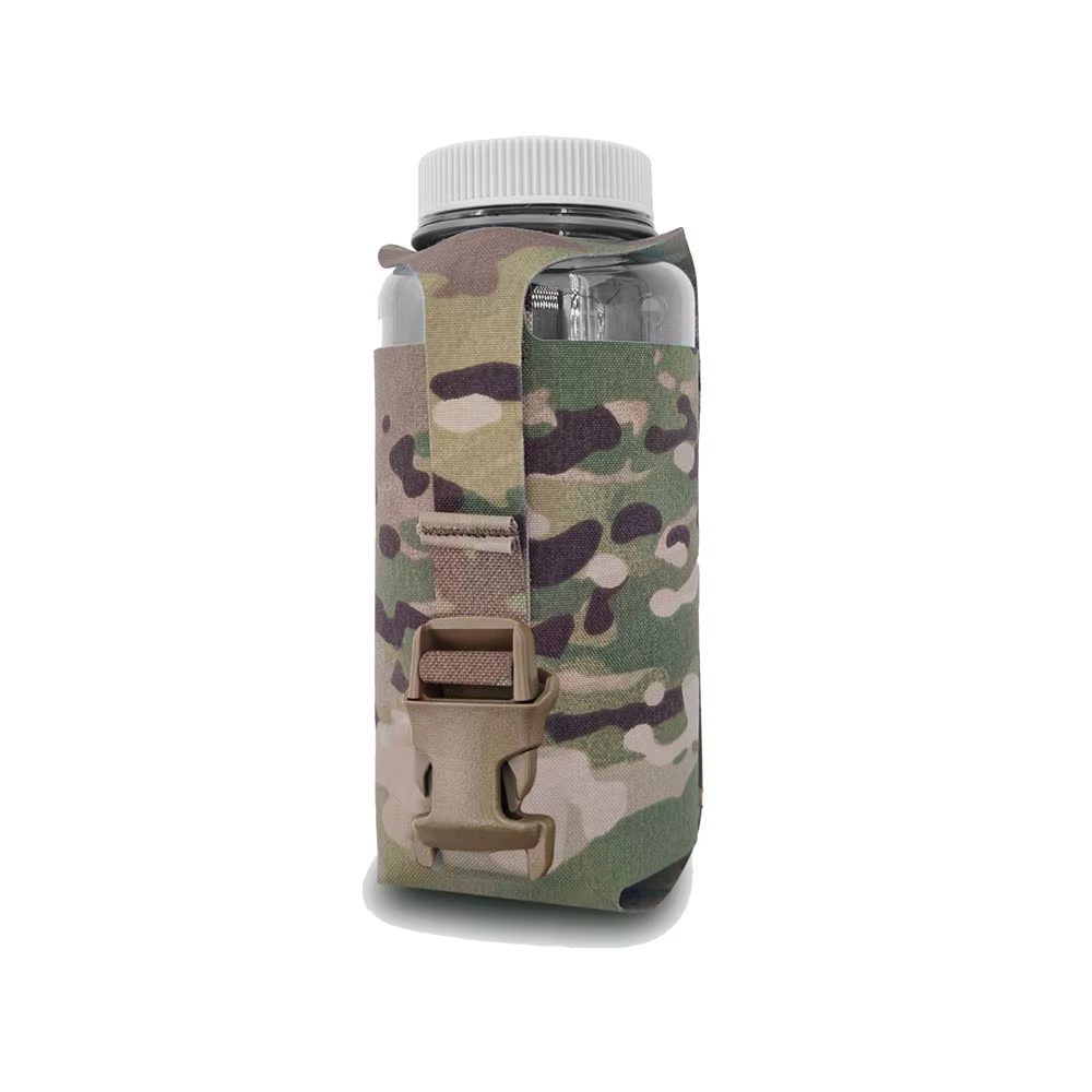 Chaleco táctico estilo SS con bolsas Molle para hervidor y botella