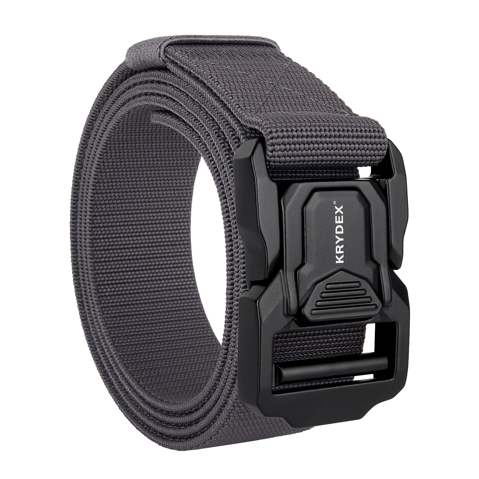 Cinturón táctico KRYDEX nylon elástico con hebilla liberación rápida - imagen 2