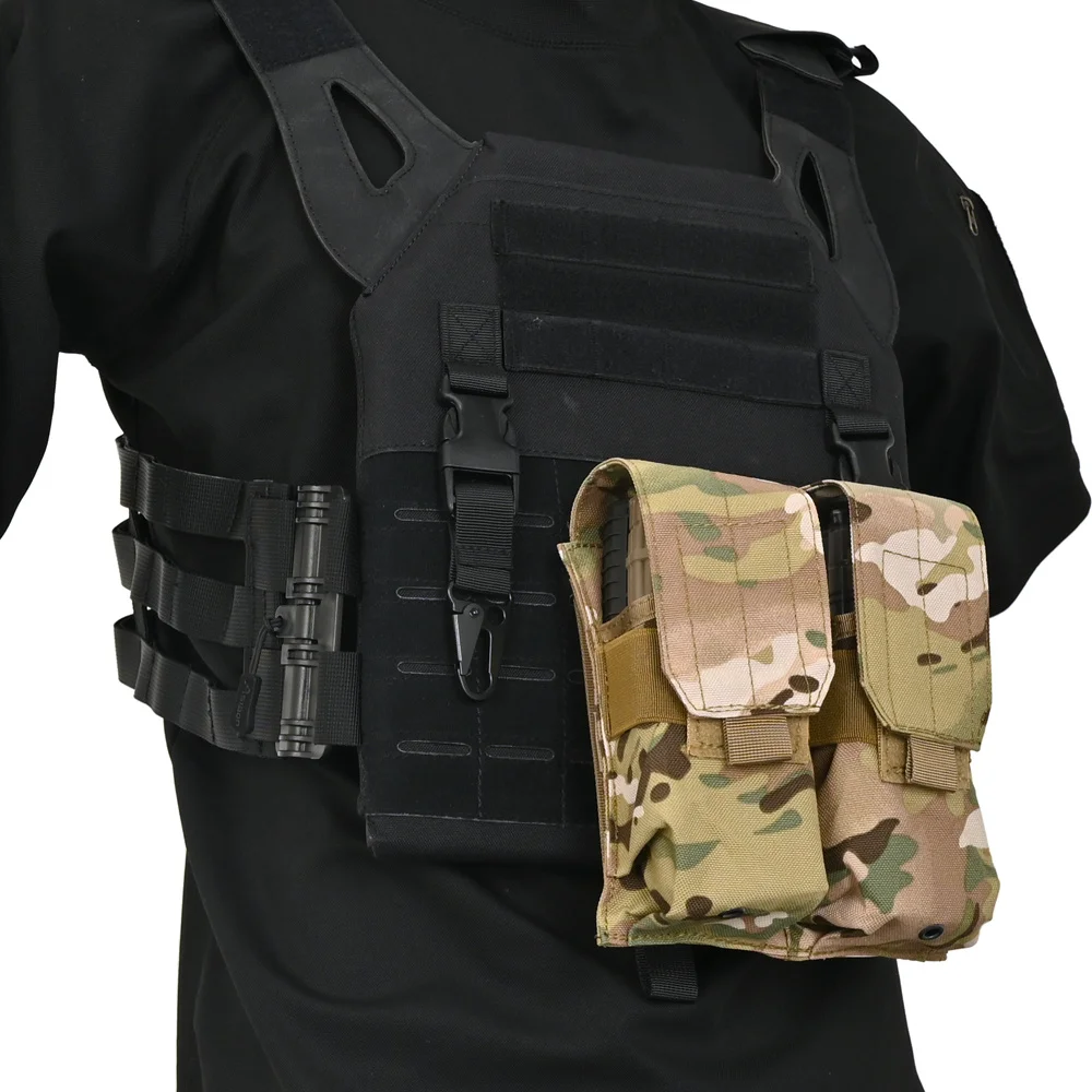 Bolsa tactica para cargador 5,56 doble - compatible M4/M16/AR-15 - imagen 4