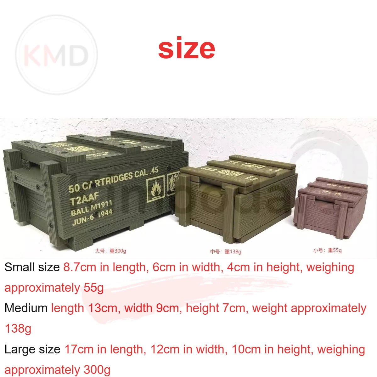 Caja de municiones WWII 3D impresa para almacenamiento táctico - imagen 4