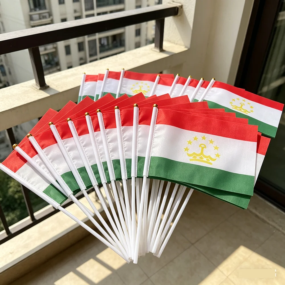 Bandera de Tayikistán de poliéster para decoración y eventos deportivos - imagen 5