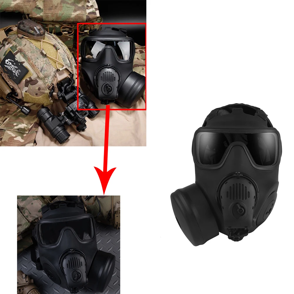 Máscara de gas táctica FM53 para exteriores, disfraz decorativo - imagen 5