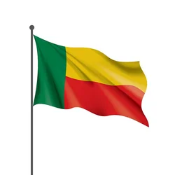 SKY FLAG bandera nacional de Benín en poliéster para decoración