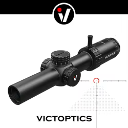 Visor táctico VictOptics S6 1-6x24 SFP iluminación rojo verde AR-15