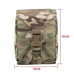 Bolsa táctica Molle para cintura con botiquín y accesorios tácticos