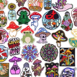 Parche termoadhesivo psicodélico bohemio arcoíris mandala calaveras