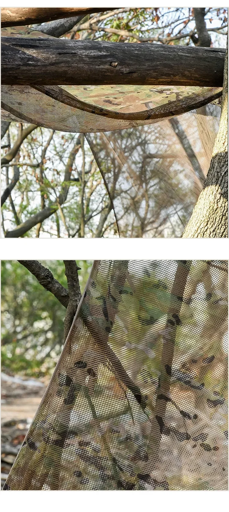 Detalle de la malla para cubiertas y sombra