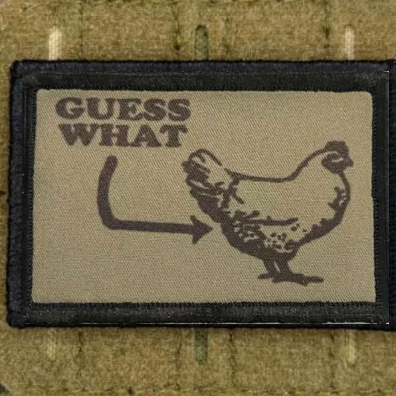Parche gancho bucle táctico gallina divertida - imagen 4
