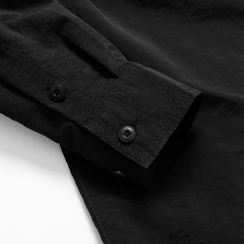 Camisa senderismo pesca AUKUPKEE detalles costuras