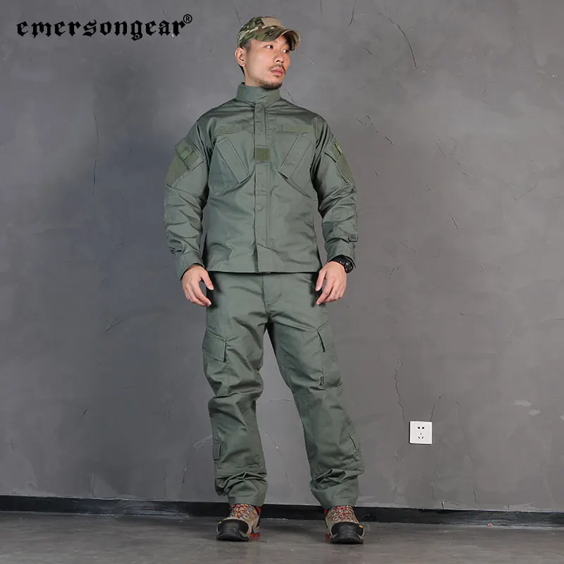 Uniforme BDU EmersonGear OD – Camisa y pantalón cargo tácticos