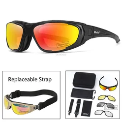 Gafas tácticas polarizadas con lentes para tiro y ciclismo