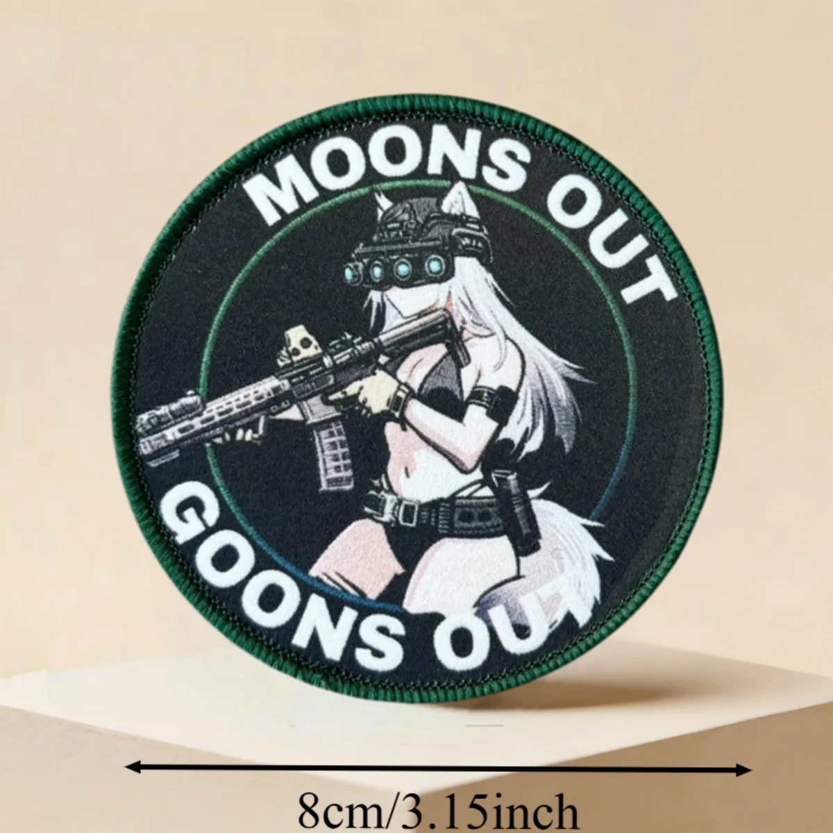 Parches tácticos anime con gancho y bucle para ropa, mochilas - imagen 4