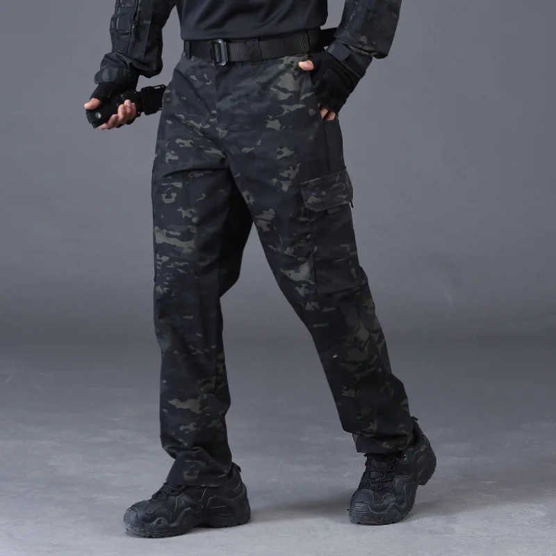 Pantalones tácticos camuflaje impermeables multibolsillos joggers - imagen 5