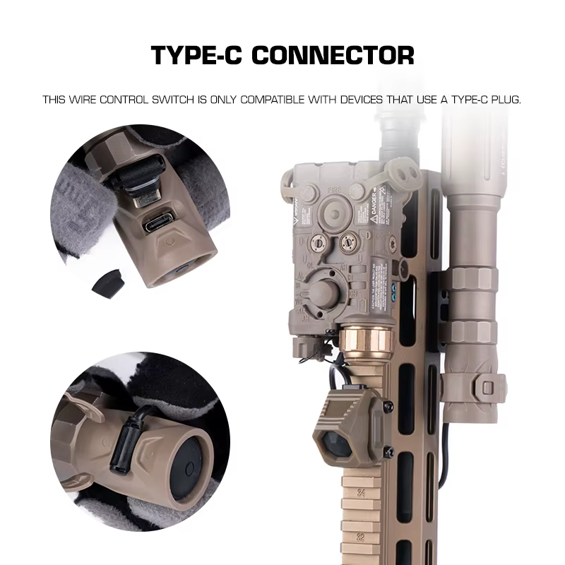 AXON Interruptor táctico un botón Picatinny/M-LOK USB-C Scout Light - imagen 3