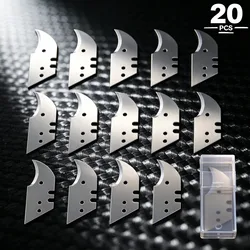 Cuchillas repuesto trapezoidales acero carbono – Multifunción
