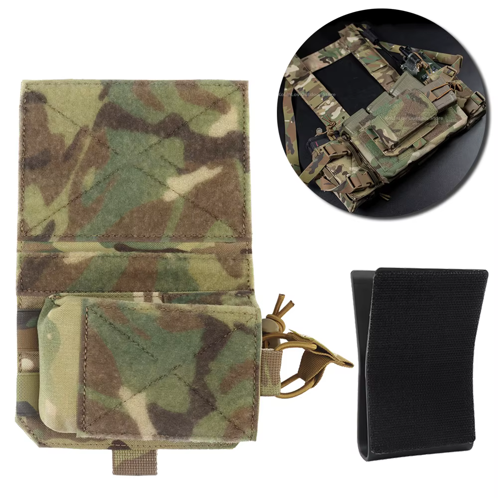 Chaleco táctico con bolsa Mag horizontal para placa balística - imagen 3