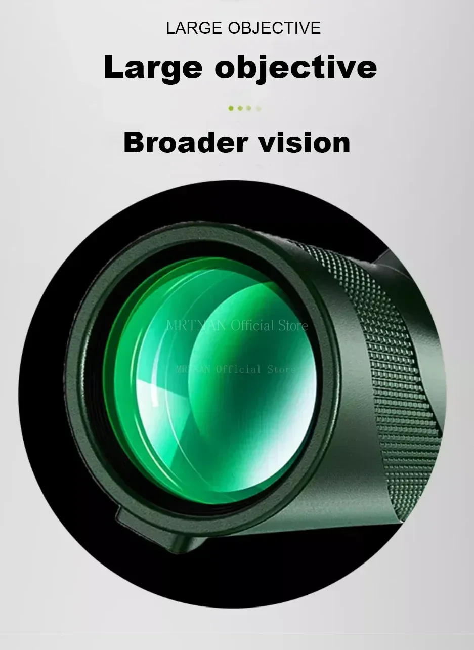 Monocular con funda y accesorios para transporte